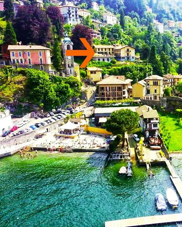 Casa Sul Lago Di Como Pognana Lario Lägenhet